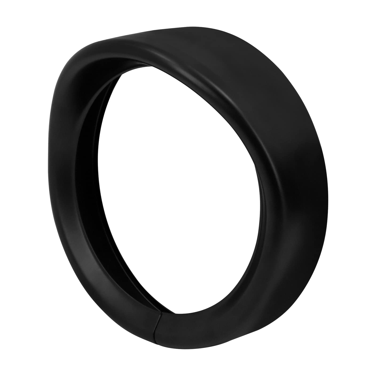 Hcmotorku Motorcycle 7 Inch Headlight Trim Ring Visor Style Fit For Harley Touring Road King Street Glide Electra Glide Softail