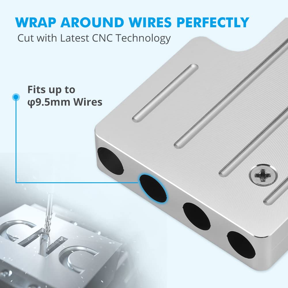 Nicecnc Spark Plug Wires Looms Separator Holders Compatible With Chevrolet Small Block Big Block Sbc Bbc 350 Engines Silver