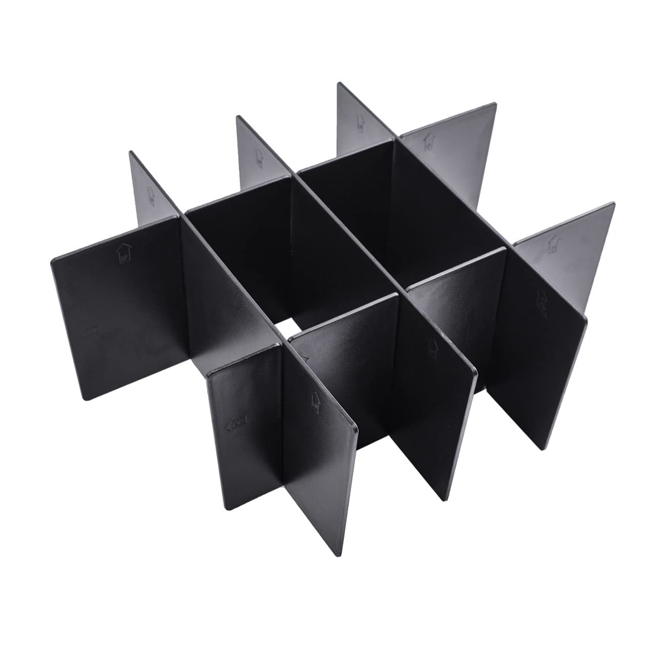 Tacobro Center Console Organizer Dividers For Tundra 2014-21 Accessories Black Abs Plastic Secondary Storage, Armrest Insert Separator