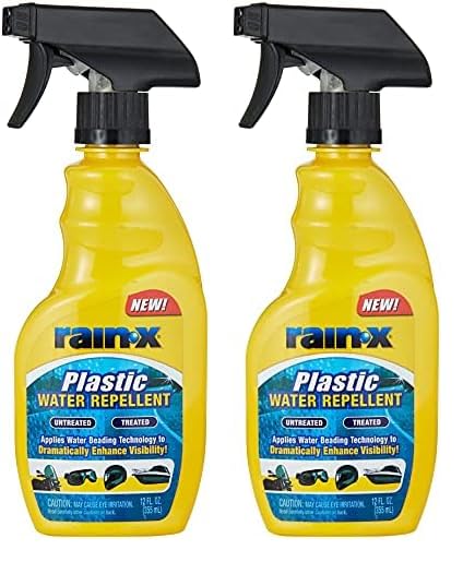 Rain-X 620036 Plastic Treatment - 12 Fl. Oz. (Pack Of 2)