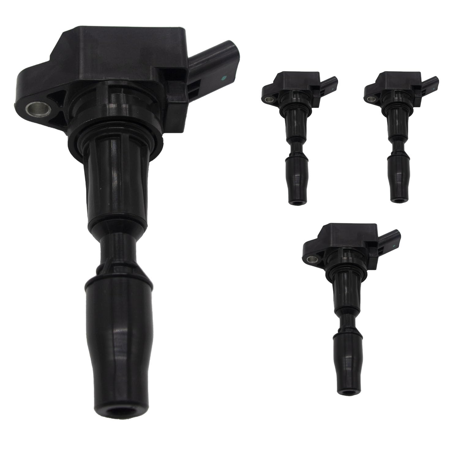 KSU Set of 4 UF764 Ignition Coils Compatible with Hyundai Santa Fe Sport Tucson Sonata Kia Sorento Sportage Optima l4 2.0L 2.4L 