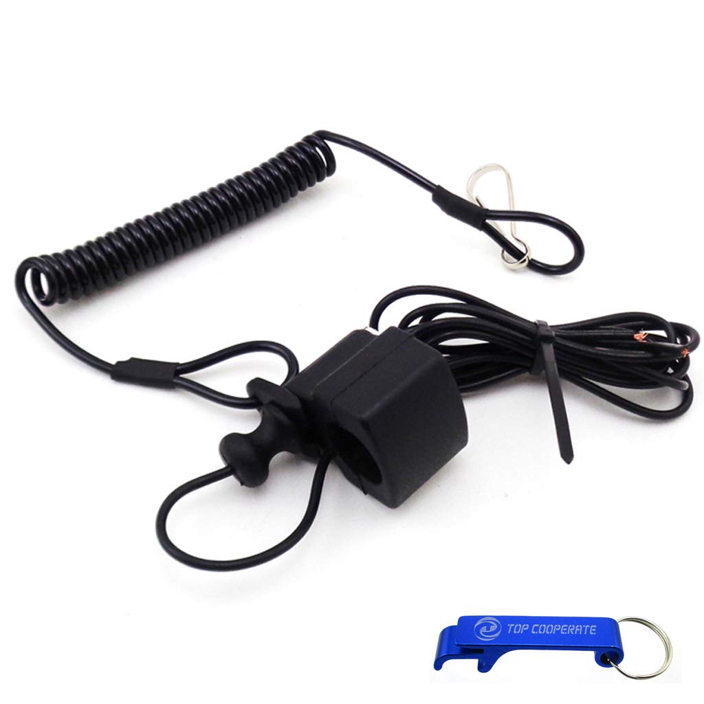 Tc-Motor Racing Tether Pull Kill Switch For Atc250R Atc350X 1985-1986, Trx250R 1986-1988, Raptor 50 2004-2008, E-Ton Txl50 2000-
