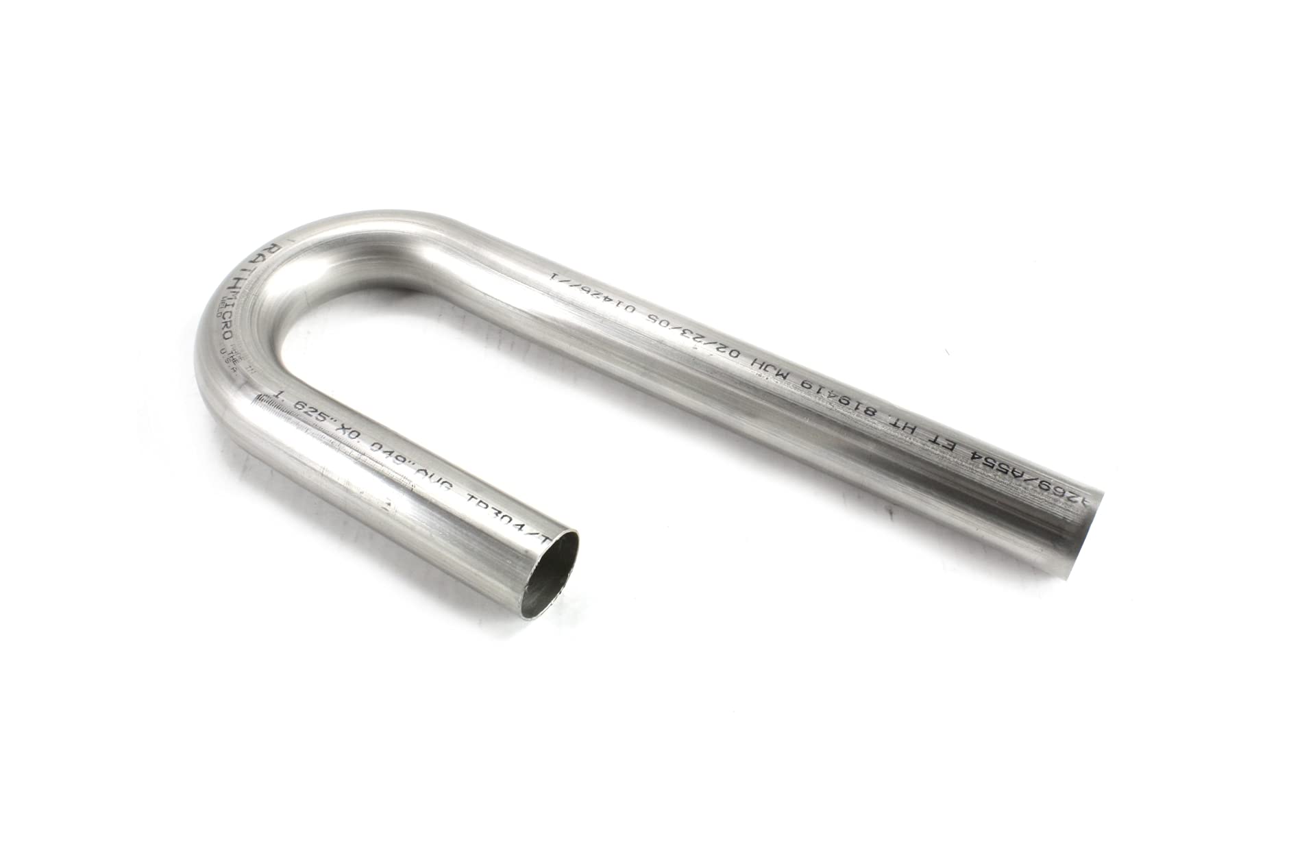 Patriot Exhaust H6900 1-1/4' 304 Stainless Steel J-Bend Exhaust Pipe