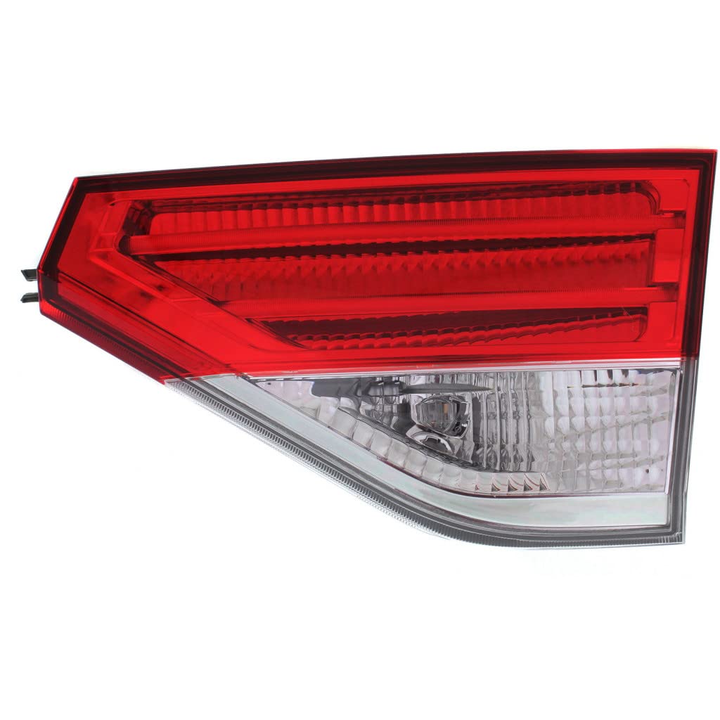 Carlights360: For 2014 2015 2016 2017 Honda Odyssey Tail Light Inner Passenger Side W/Bulbs - Dot Certified Replacement For Ho28