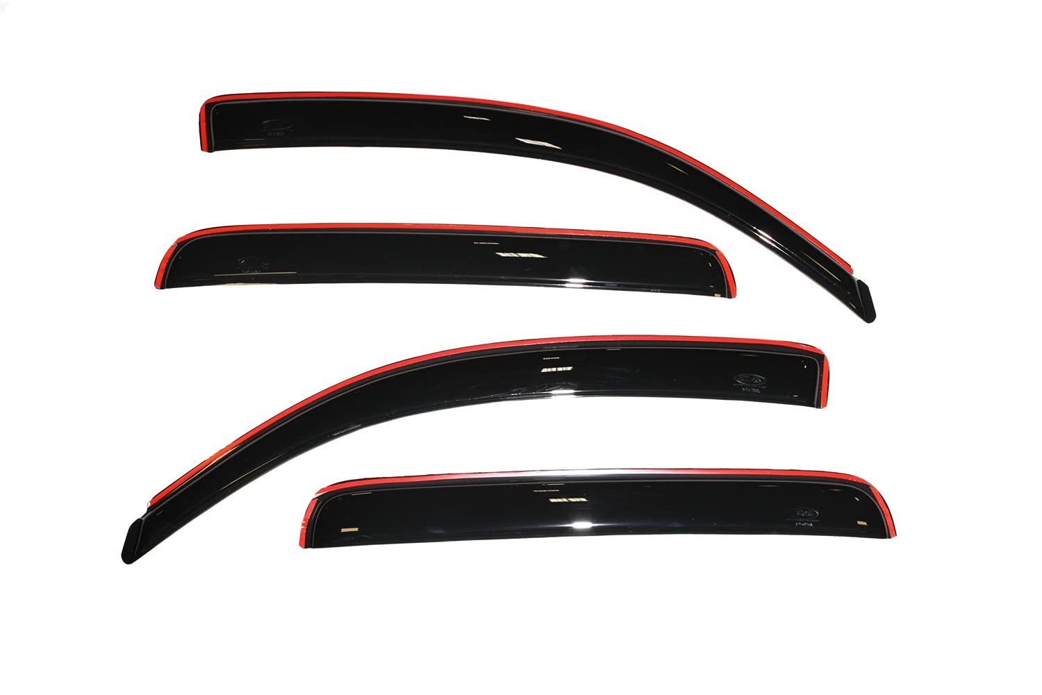 Auto Ventshade [AVS] in-Channel Rain Guards for 2005-2015 Toyota Tacoma Double Cab, 4 pcs. | Window Vent Visors - Smoke | 194056
