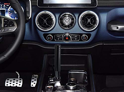 Abfer Black Shift Knob Weighted Car Gear Stick Shifter Extension Long Shifting Lever Handle Fit Most Manual Automatic Transmissi