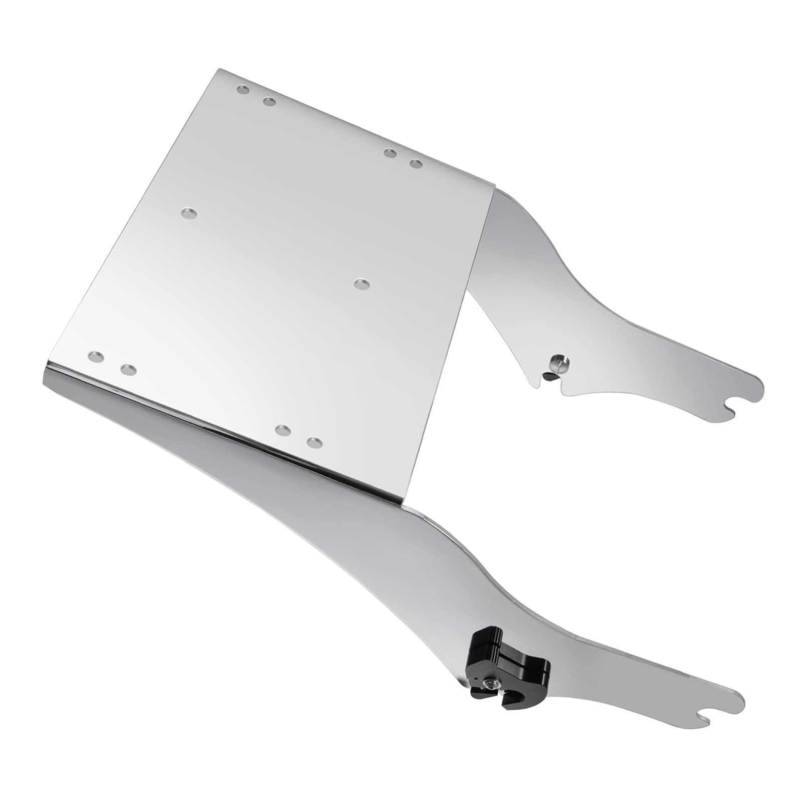 Benlari Chrome Detachable Trunk Mount 97-08 Tour Pack Razor Trunk Mount Rack Sturdy Bracket Compatible For Harley Davidson Touri