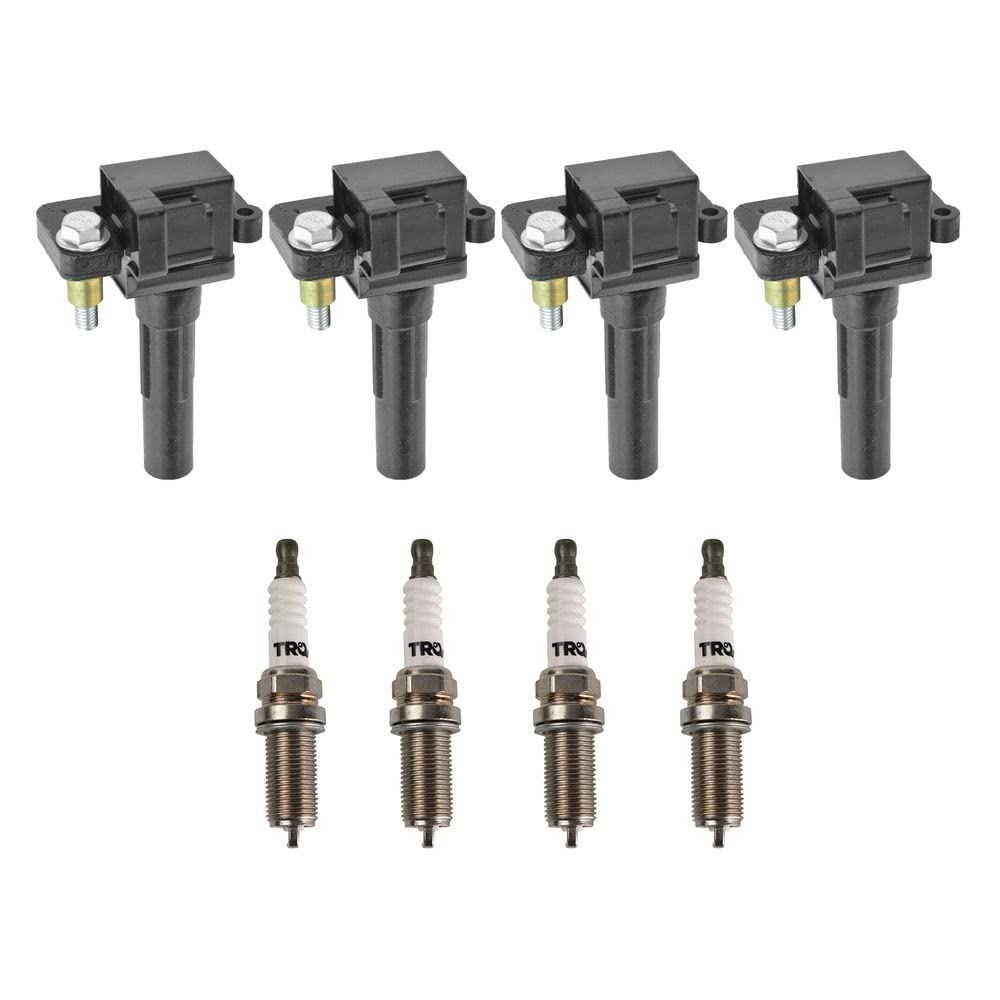 Trq Ignition Kit Ignition Coil Spark Plugs Compatible With 2002 Subaru Impreza