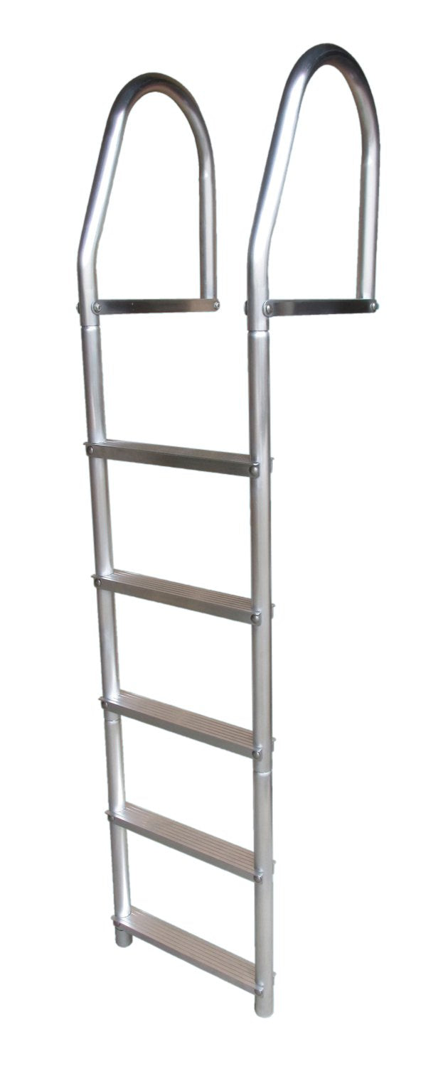 Dock Edge + Eco Weld Free Fixed Dock Ladder, 5 Steps, Aluminum -Like New