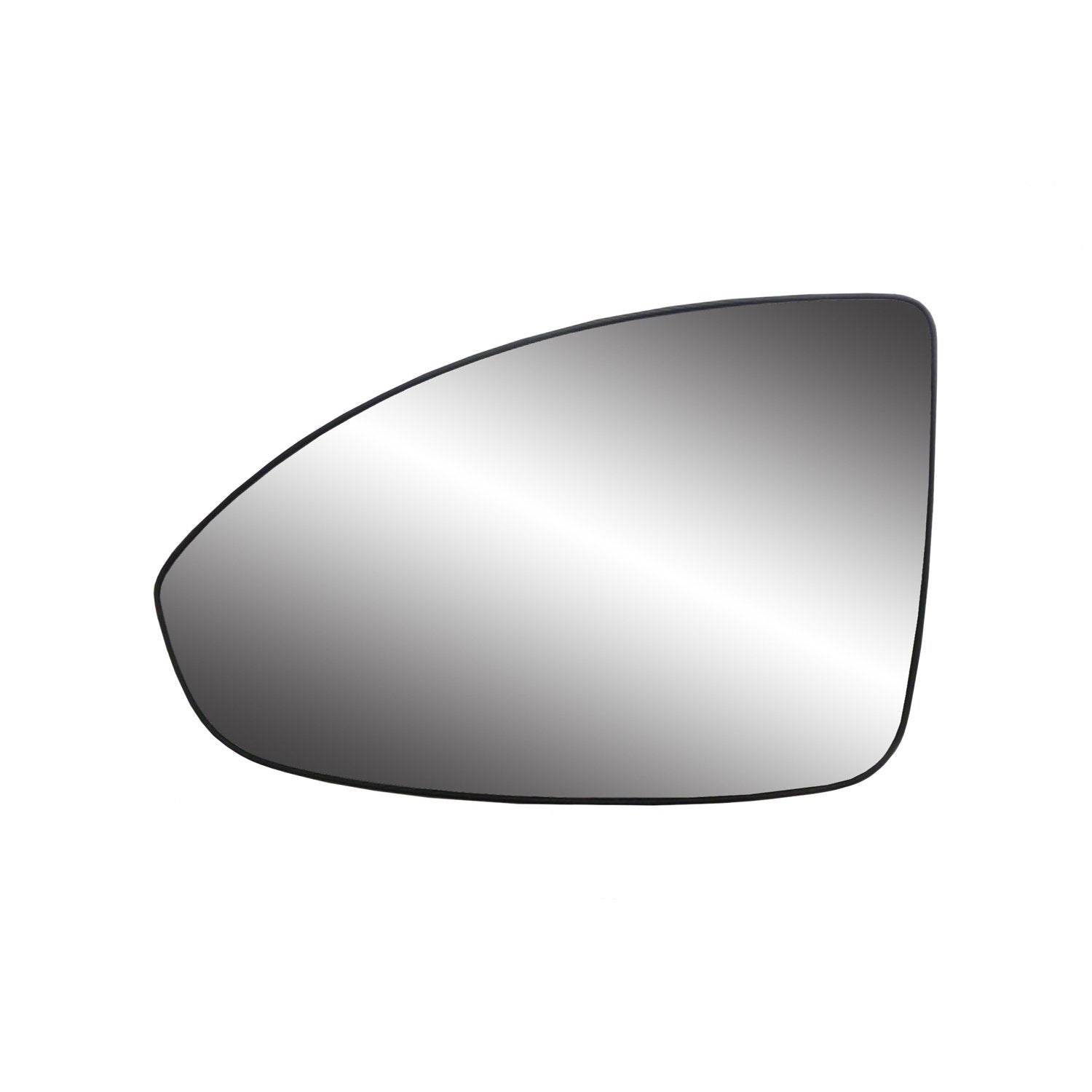 Driver Side Heated Mirror Glass w/backing plate, Chevrolet Cruze, Cruze Limited Models, 4 13/16&quot; x 7 1/4&quot; x 8&quot; (w/o Blind Spot)