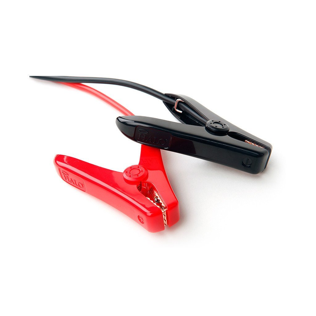 Halo Bolt Mini Jumper Cables | Spark Proof Clamps, Easy-To-Use Replacement Cables For All Halo Portable Jump Starters, Compact S