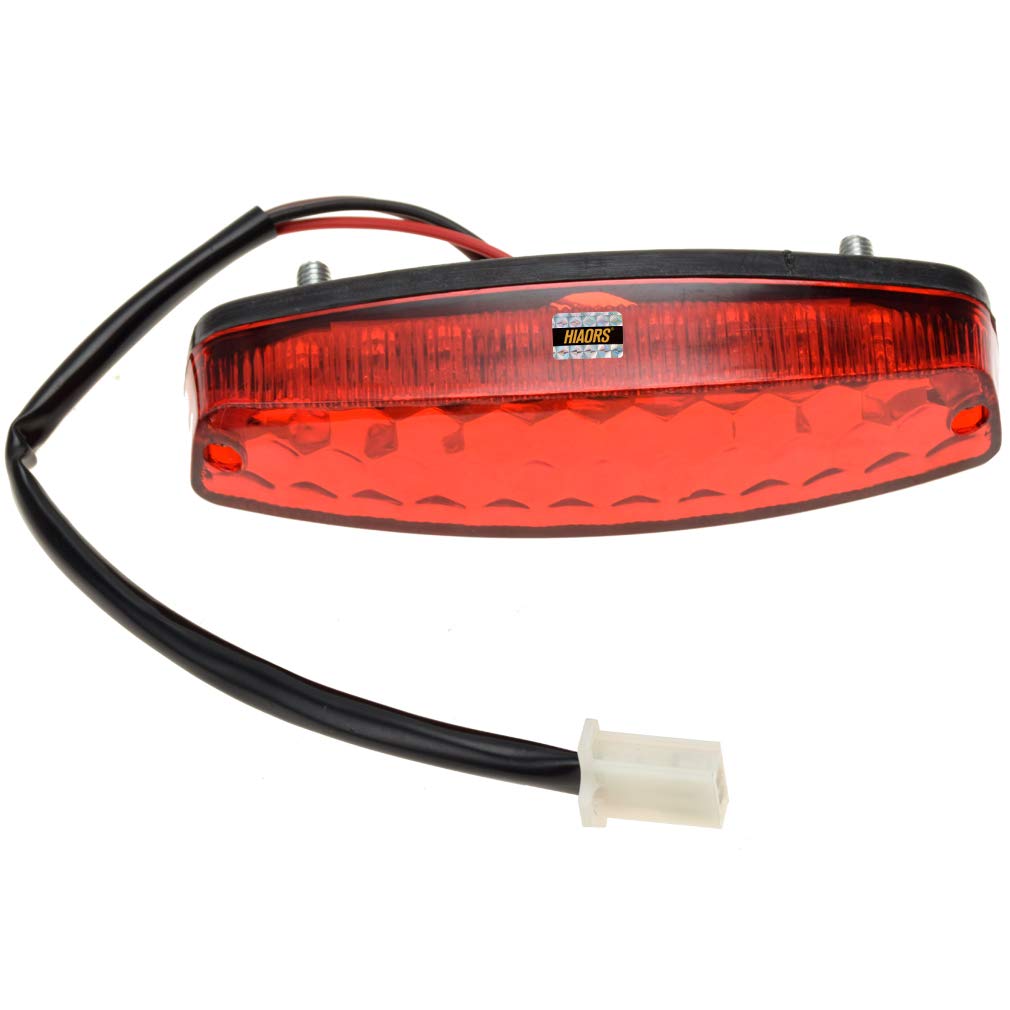 HIAORS LED Rear Tail Brake Light for 50cc 70CC 90cc 110cc 125cc Taotao SunL JCL Coolster Roketa Kazuma Chinese ATVs Quad 4 Wheel