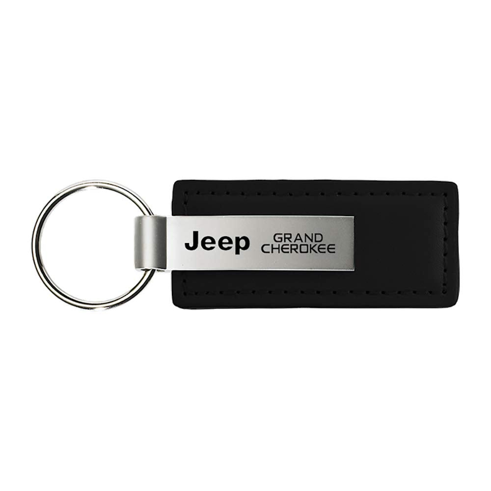 AuTomotive Gold, Inc. Leather Key Fob for Jeep Grand Cherokee (Black)