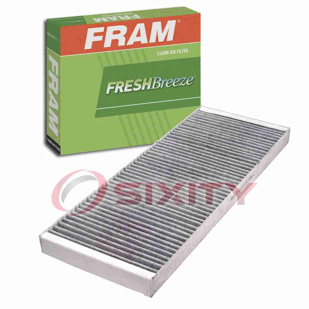 Fram Fresh Breeze Cabin Air Filter Replacement For Car Passenger Compartment W/ Arm And Hammer Baking Soda, Easy Install, Cf8110