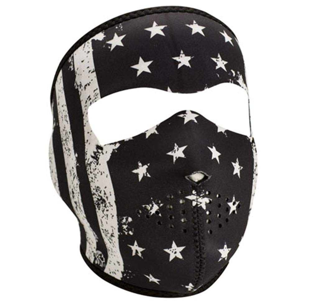 ZANheadgear Neoprene Full Face Mask, Vintage Flag