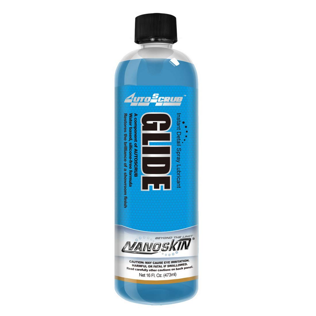 Nanoskin Glide Silicone Free Spray Detailer 16 Oz - Use With Autoscrub/Clay Bar After Car Wash | Leaves No Residue Before Wax Se
