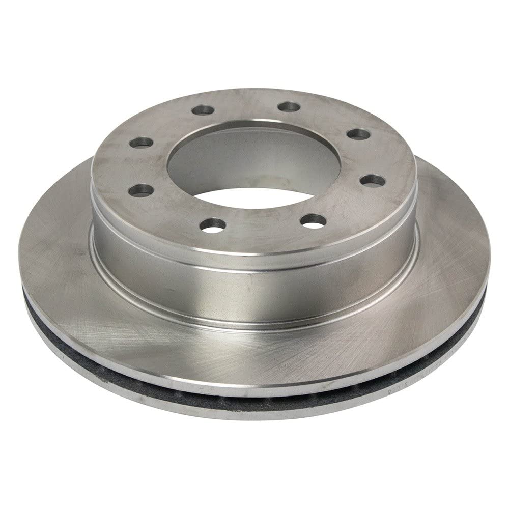 TRQ Rear Brake Pad & Rotor Kit Brake Pads Brake Rotor Ceramic Compatible with 2003-2020 Chevrolet Express 2500 2005-2020 Express