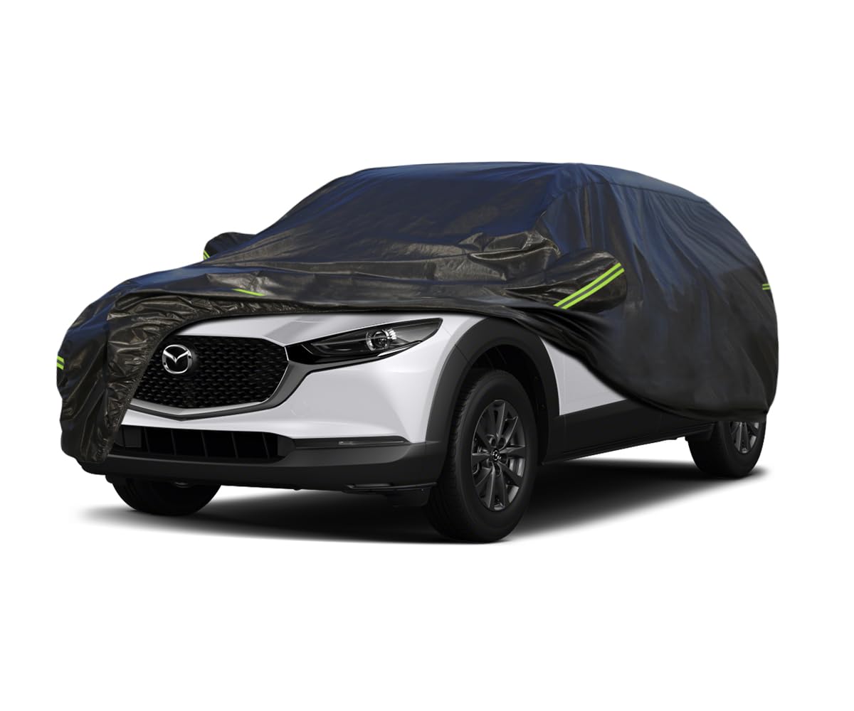 Koukou Waterproof Suv Car Cover Suitable For Mazda Cx-30 From 2019 To 2025, 7 Layers Windproof All Weather Waterproof Outdoor Co