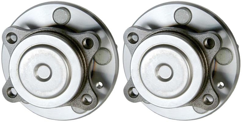 Trq Rear Wheel Hub Bearings Assembly Set Compatible With 2005-2007 Ford Five Hundred Freestyle 2008-2009 Taurus Taurus X Mercury