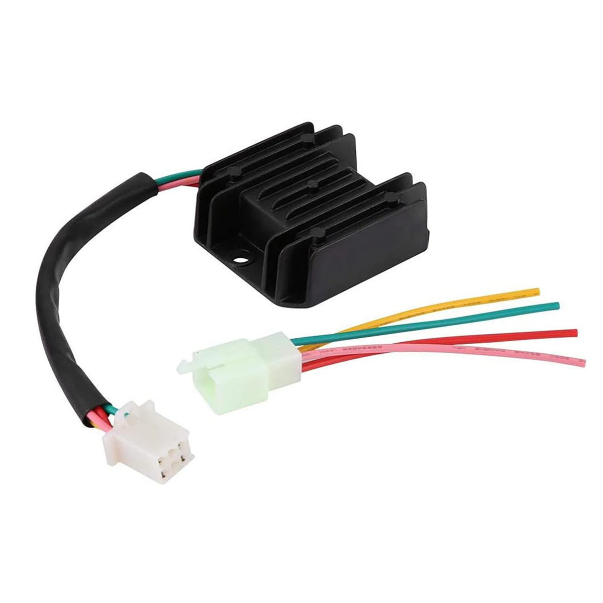 Windance 4 Wires 12V Voltage Regulator Rectifier Replacement For Gy6 125Cc 150Cc 250Cc Motorcycle Scooter Moped Go Kart Atv (1 P