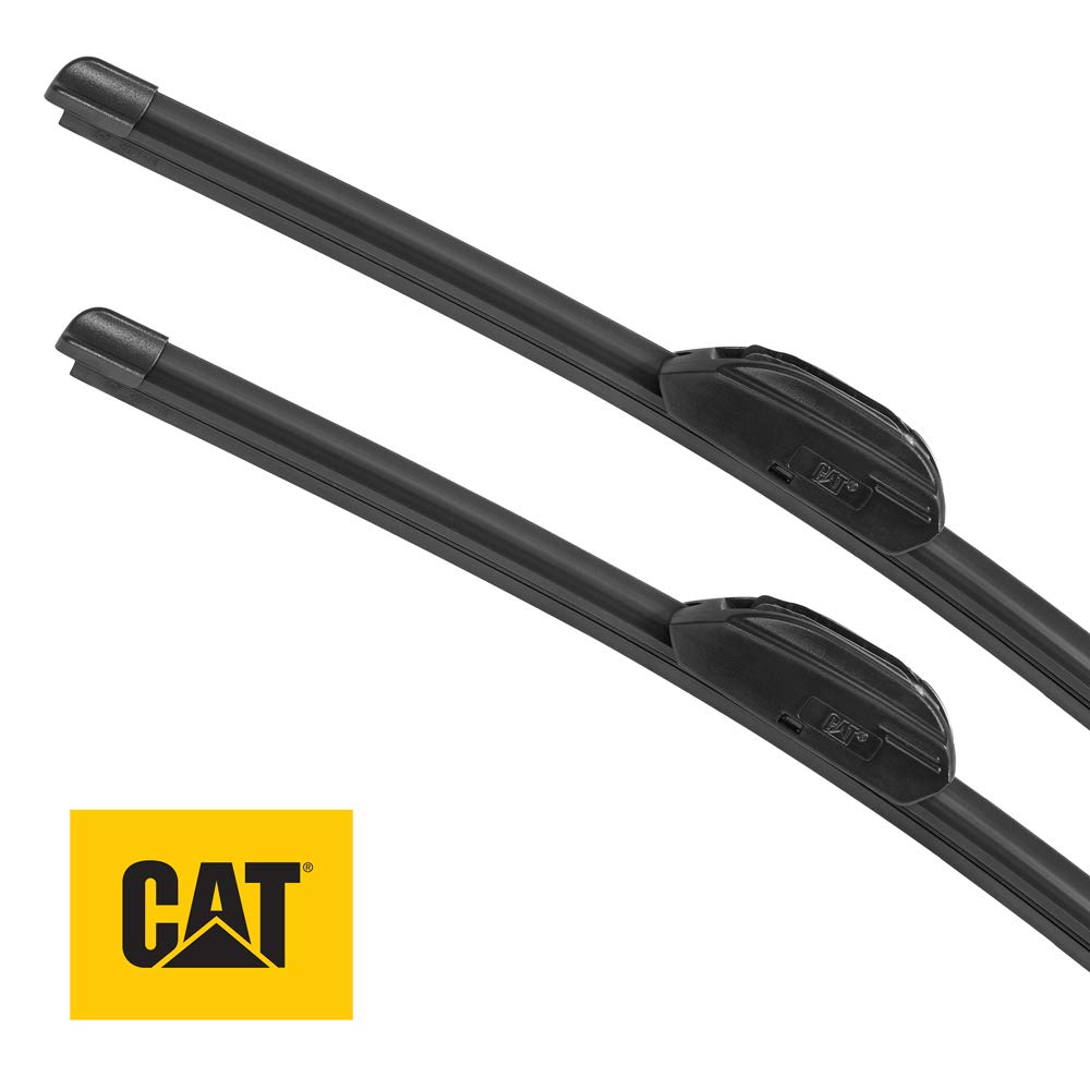 CAT Caterpillar Perfect Clarity Premium Performance Windshield Wiper Blades - Replacement Wipers for Cars, Trucks, Vans, SUVs (20+22 Inch (Pair for Front Windshield))