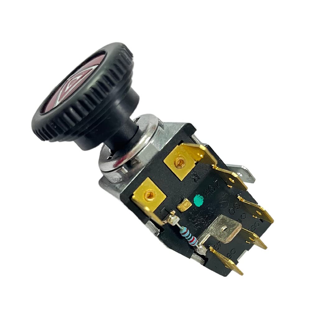 Dasparts 211953235A Hazard Warning Light Switch For Vw Beetle 1968-1979 | Beetle Cabrio 1968-1979 | Karmann Ghia 1968-1974 | T2