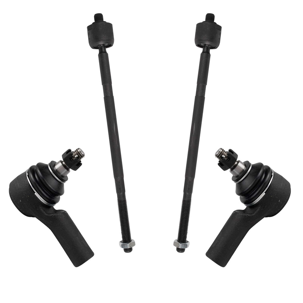 Trq Front Tie Rod Set Compatible With 2010-2013 Ford Transit Connect
