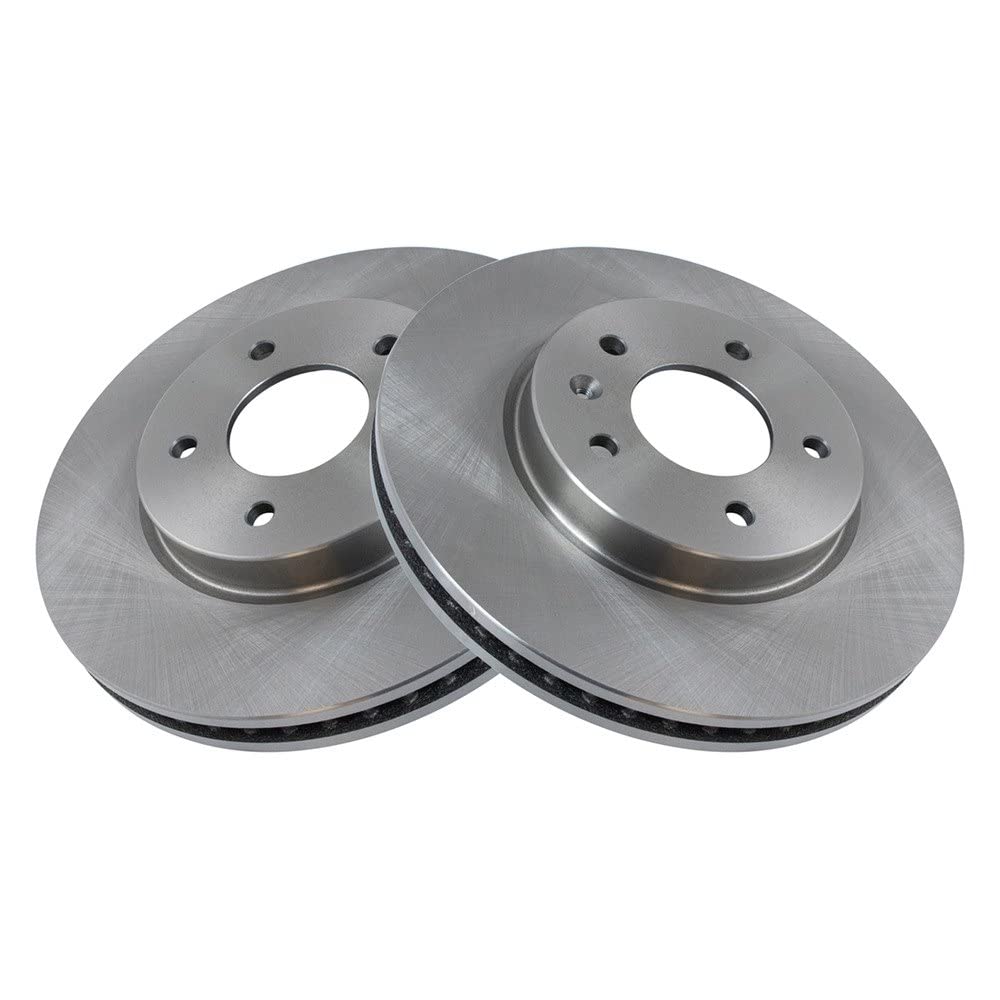 Trq Front Brake Rotors Set Vented Compatible With 2012-2015 Chevrolet Captiva Sport 2007-2009 Equinox Pontiac Torrent 2008-2010