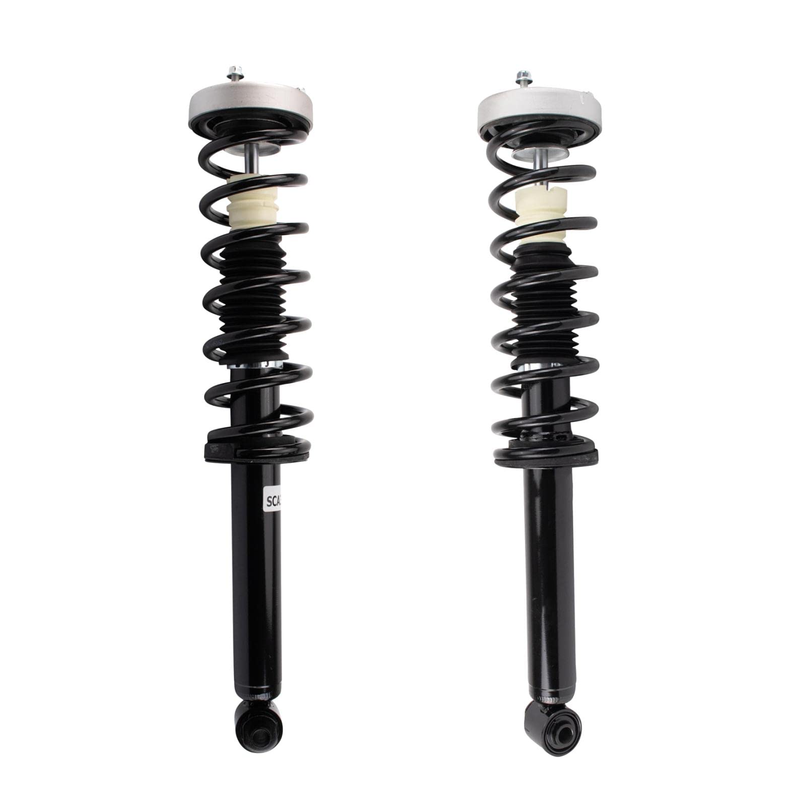 Trq Rear Shock & Spring Assembly Set Compatible With 2004-2010 Bmw