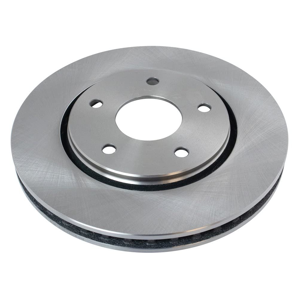 Trq Front Brake Rotors Set Driver & Passenger Side Compatible With 2008-2016 Chrysler Town & Country Dodge Grand Caravan 2009-20