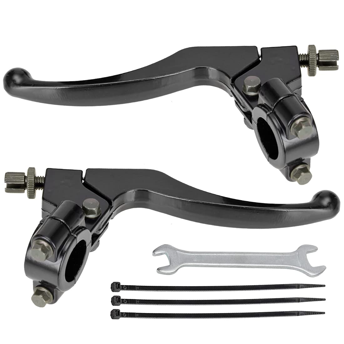 Fvrito 7/8' 22Mm Universal Clutch Brake Handle Levers Perch For Crf50 Crf70 Crf80 Crf100 Crf150 Xr50 Xr80 Xr100 Atc 200M Pit Dirt Bike Motor Motocross Motorcycle Baja Mini Bike Mb200 Left And Right