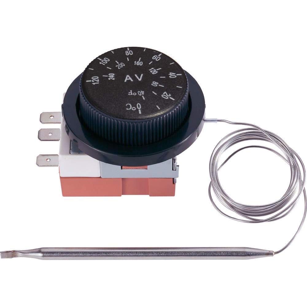 American Volt 32-248'F Dial Adjustable Electric Radiator Cooling Fan Thermostat Controller Switch Universal 12 Volt Water Coolan