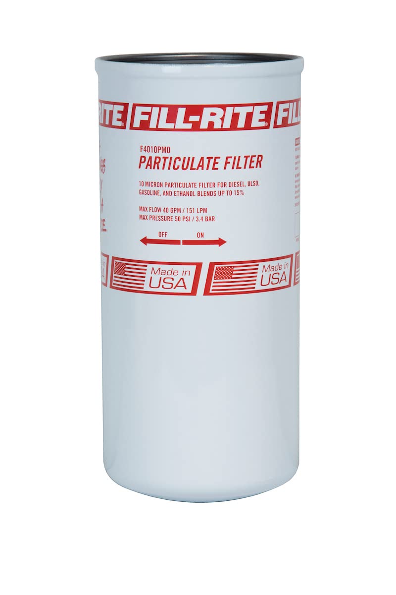 Fill-Rite F4010PM0 1 40 GPM (151 LPM) 10 Micron Particulate Spin-On Fuel Filter