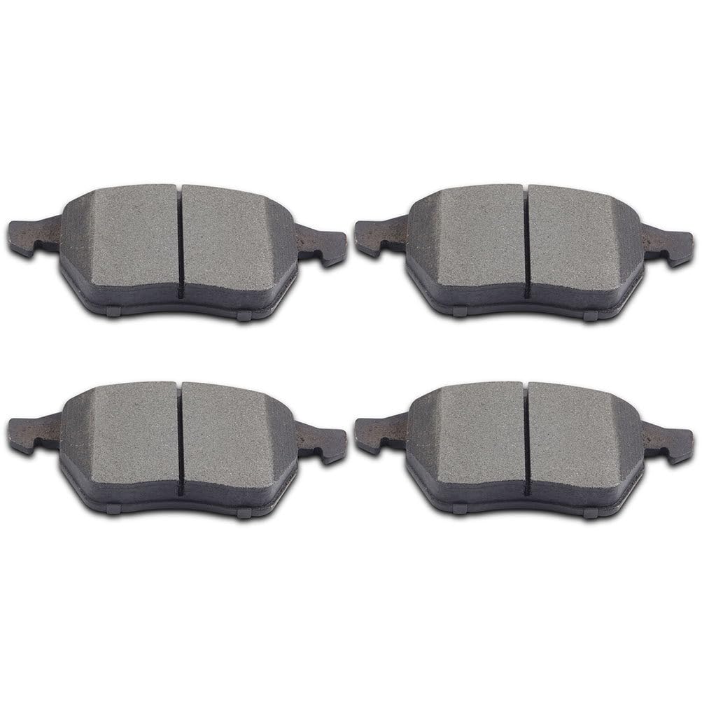 Cciyu D840 Front Semi-Metallic Disc Brake Pads Kit For Audi A4 1999-2008,For Audi A4 Quattro 1999-2006,For Audi A6 1998-2004,For