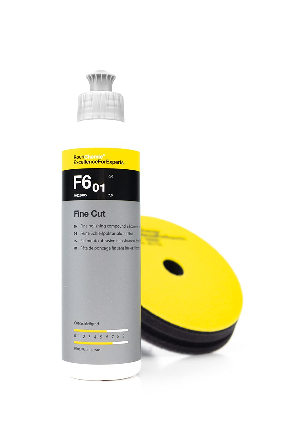 Koch-Chemie - Fine Cut Polishing Compound - Silicone-Oil-Free; Designed For All Paint Types; For Removing Medium To Heavy Defect