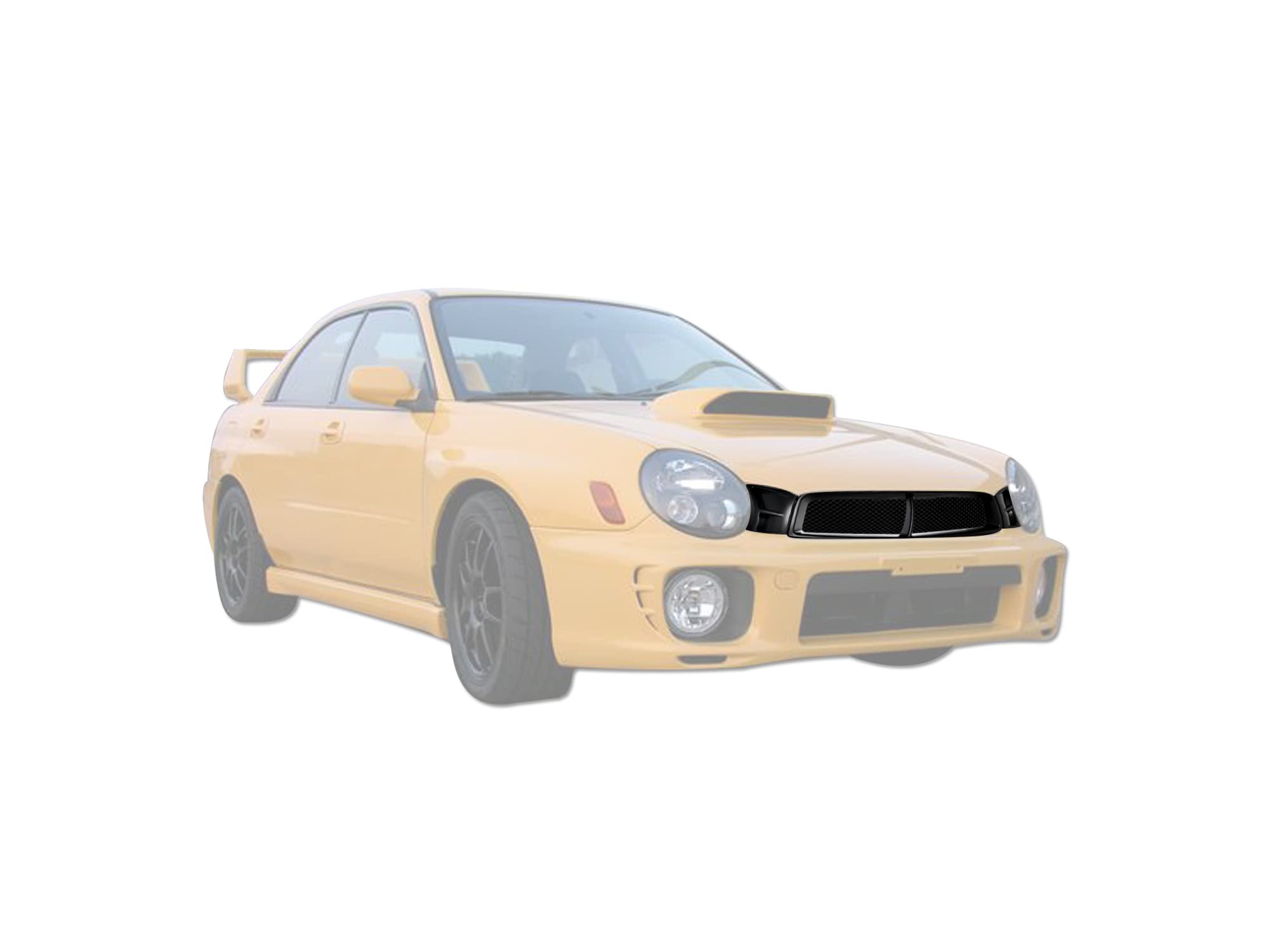 Armordillo OE Style Grille for 2002-2003 Subaru Impreza - Matte Black, Model 7165458