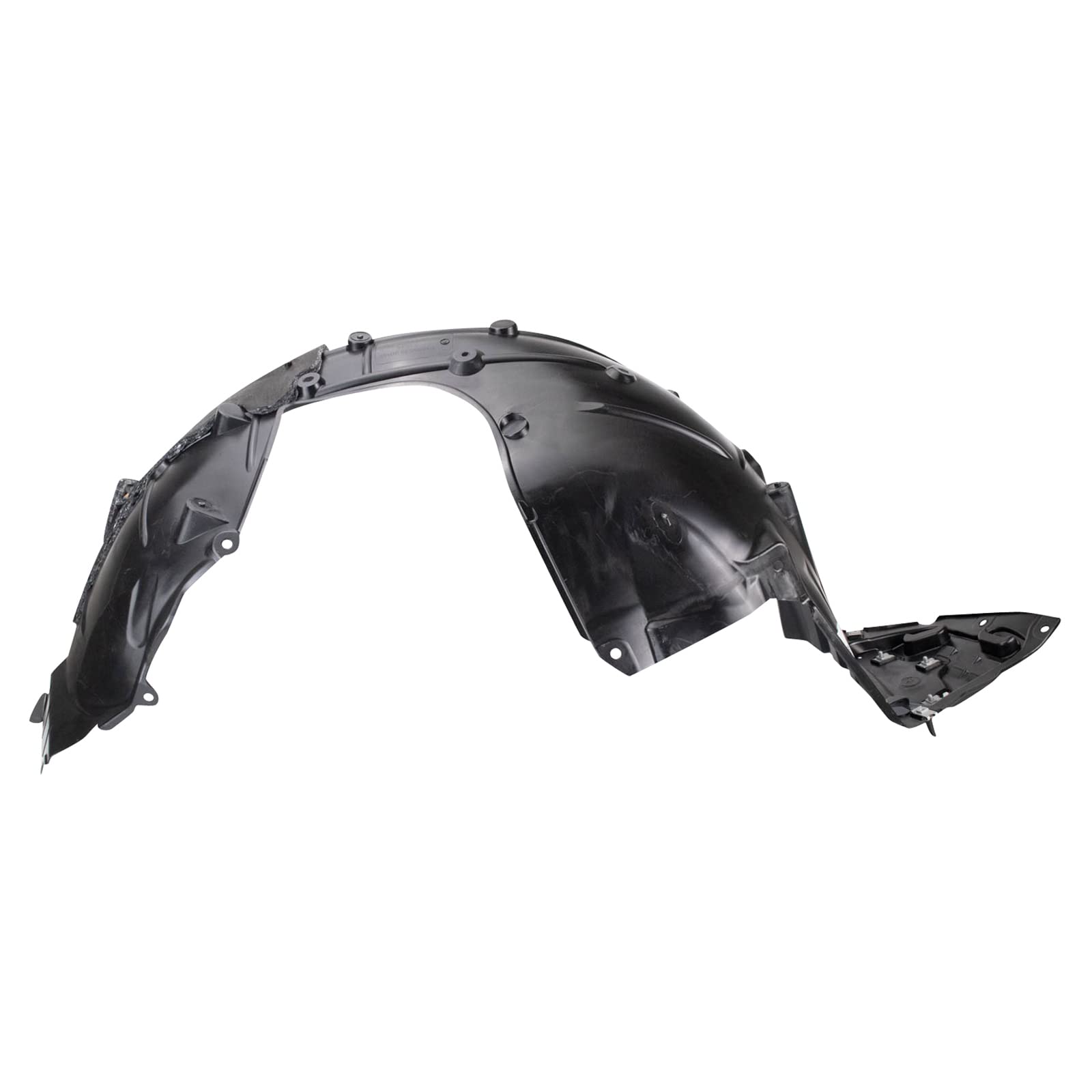 Trq Front Inner Fender Liner Set Compatible With 2016-2018 Honda Civic Ho1248161 Ho1249161