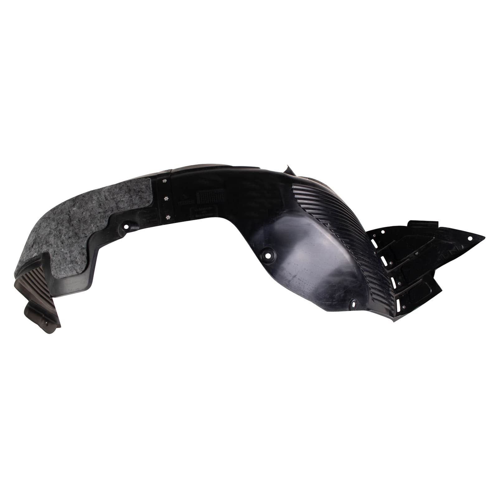Trq Inner Fender Liner Set Compatible With 2017-2018 Kia Forte5 Ki1248156 Ki1249156