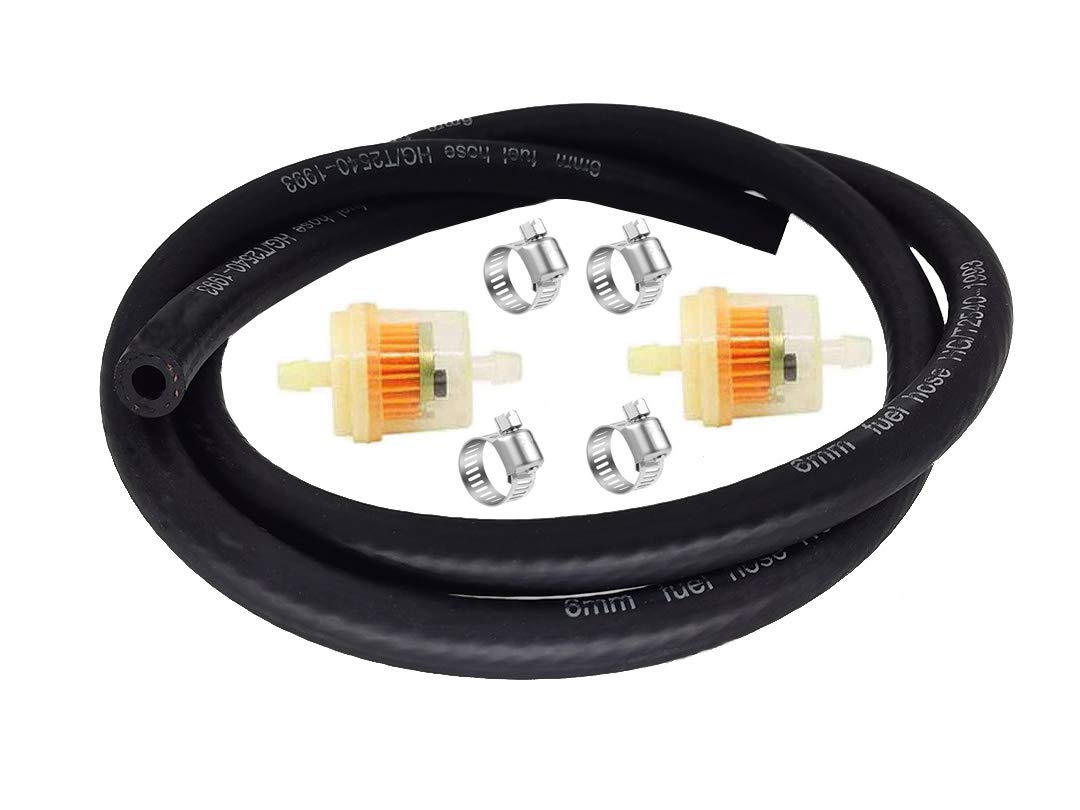 Fuel Line 1/4'' Id X 1/2'' Od Used For Kawasaki Honda Suzuki Yamaha Atv Dirt Bike Moped Scooter Mowers Tractors Snow Blowers Sma