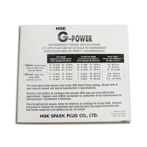Ngk (7092-4Pk) G-Power Spark Plug (Box Of 4)