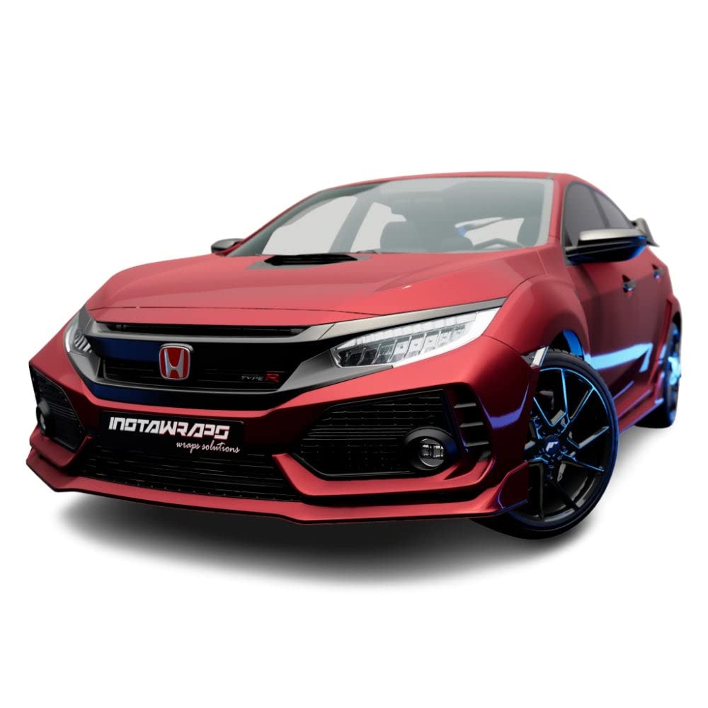 3M Car Wrap Roll 2080 Satin Vampire Red | Sp273 | (Sample 3In X 5In) | Automotive Vinyl Wrap For Cars - Car Interior Wrap & Exte