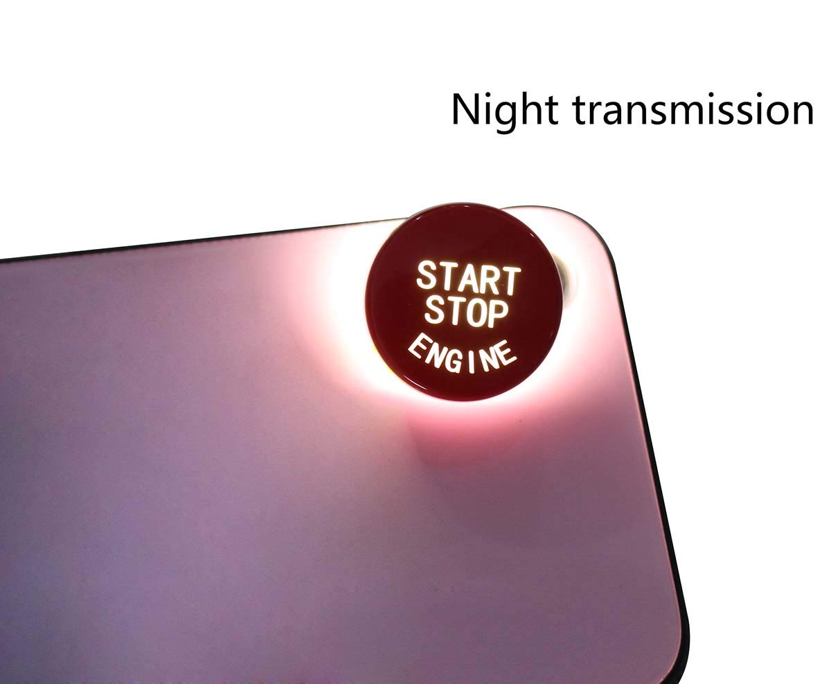 Red Start Stop Engine Button Switch Cover For Bmw X5 E70 X6 E71 3 E90 E91 E92 E93 E87 E83 E89 320 520 525 328I(2007-2011) 335I 3