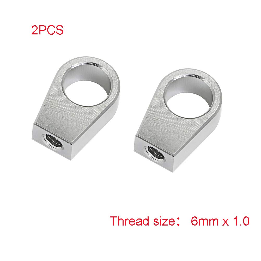 Alpha Rider Cnc Aluminum 6Mm Dump Bed Strut Rod End Replacement Tie Rods For Polaris Rangers 2012 + Sliver 2Pcs