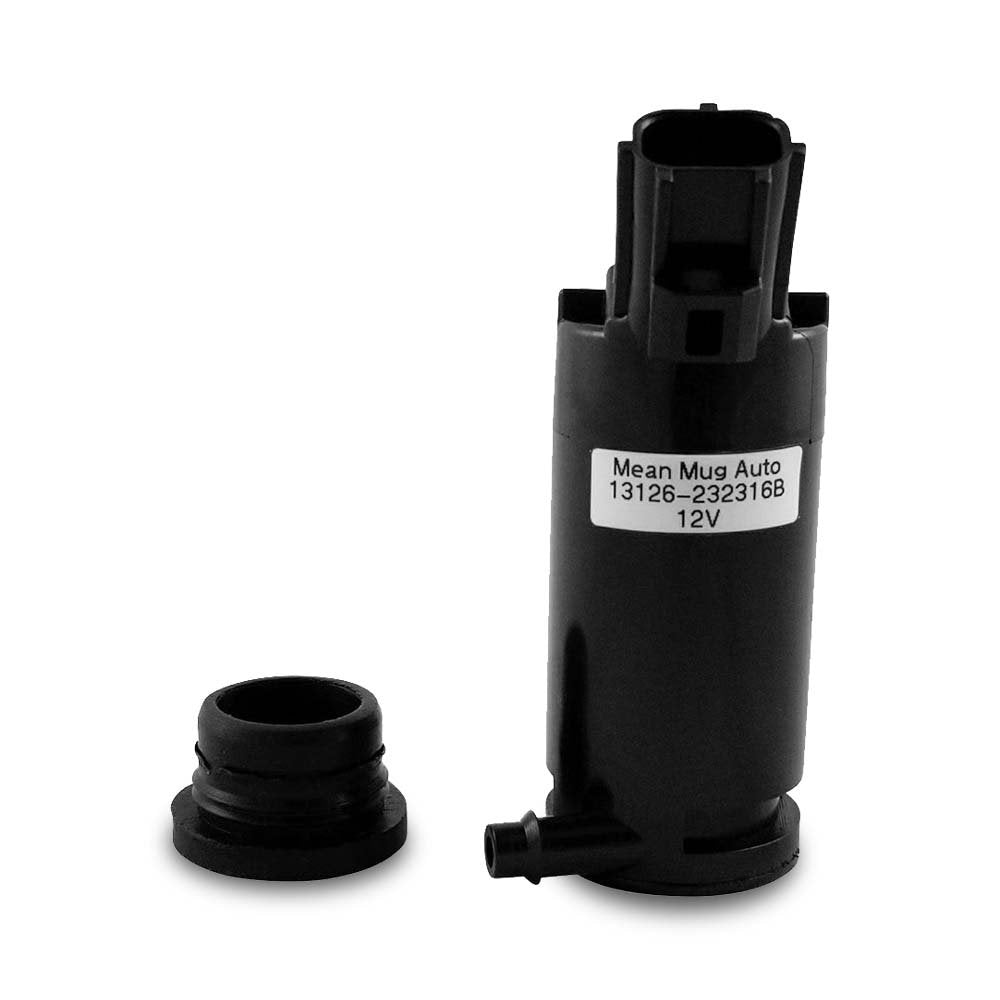 Mean Mug Auto 13126-232316B Windshield Washer Pump w/Grommet - Compatible with Ford, Lincoln, Mazda, Mercury - Replaces OEM #: 8