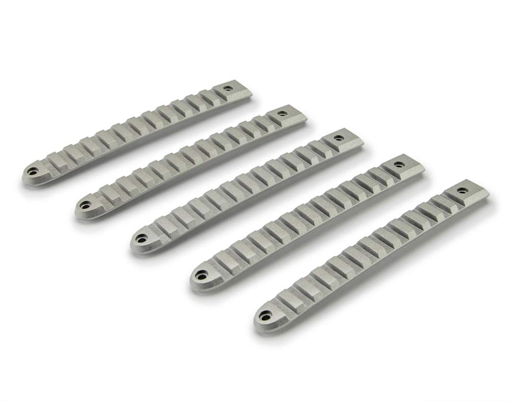 Dv8 Offroad Door Handle Insert Set For 2007-18 Wrangler Jk | Slotted Pic Rail Design | Aluminum Construction | Anodized Finish |