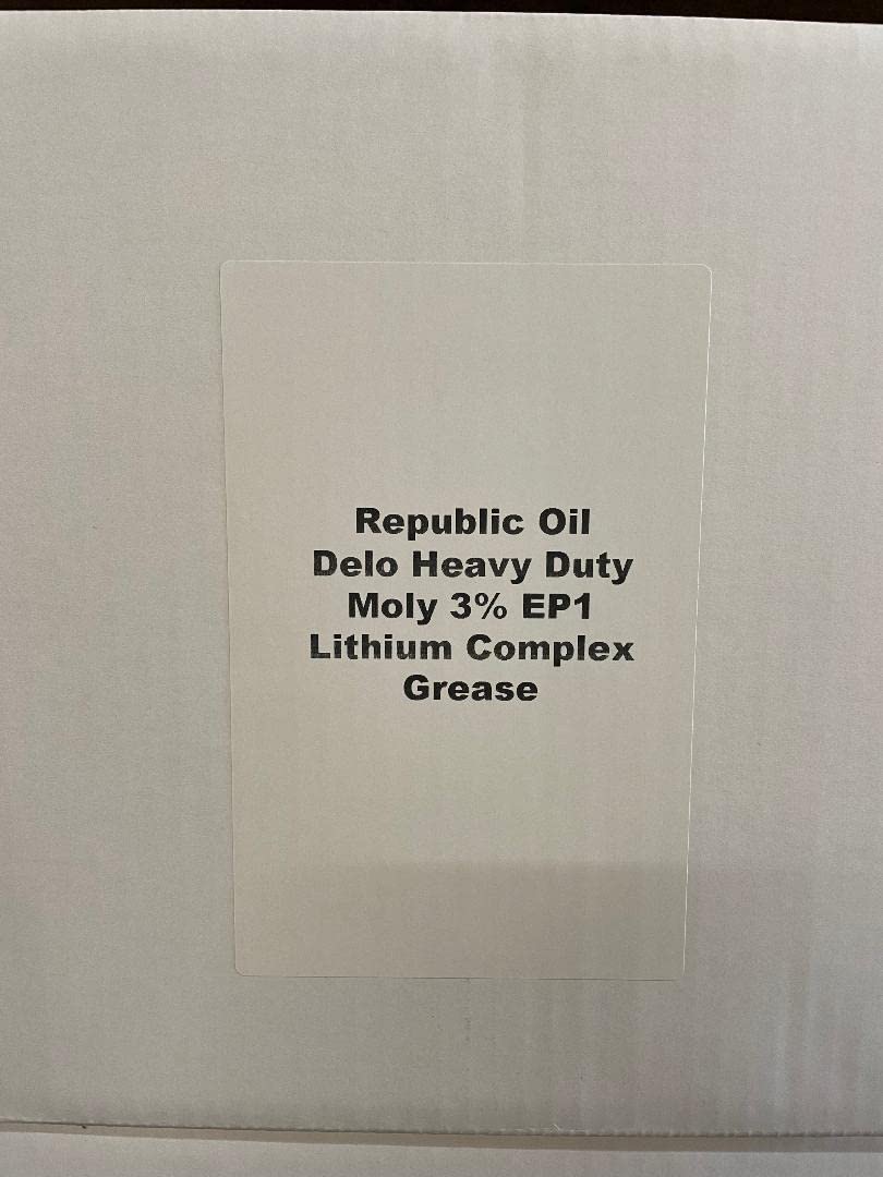Republic Oil Heavy Duty High Temp 3% Moly EP #1 Lithium Complex Grease (10 Pack Tubes)