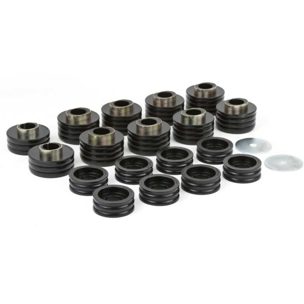 Daystar, Ford F250/350 Polyurethane Body Mounts, Fits 1999 To 2017 2/4Wd, Kf04050Bk, Made In America , Black