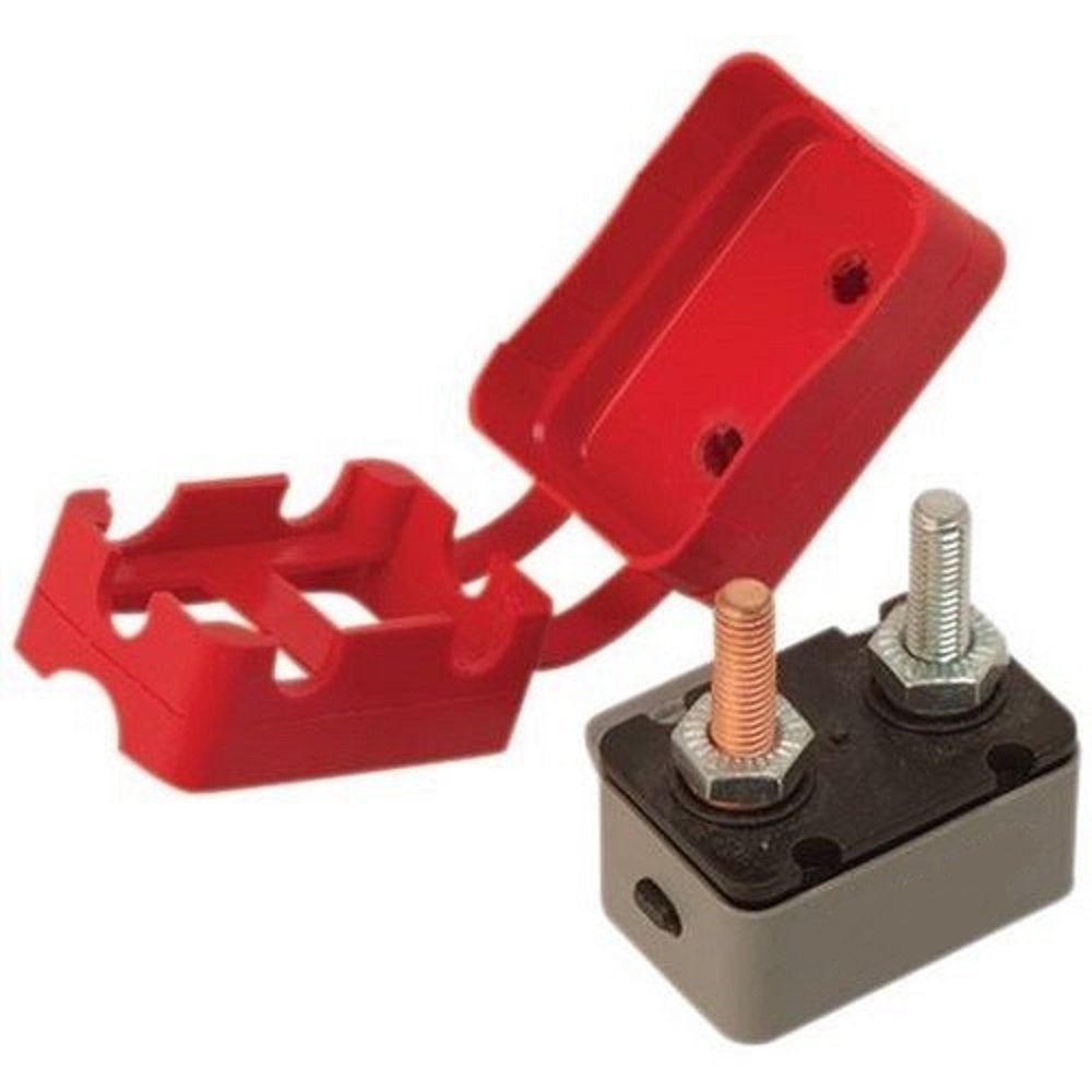 Sea-Dog 420855-1 Resettable Circuit Breaker With Cover - 50 Amp
