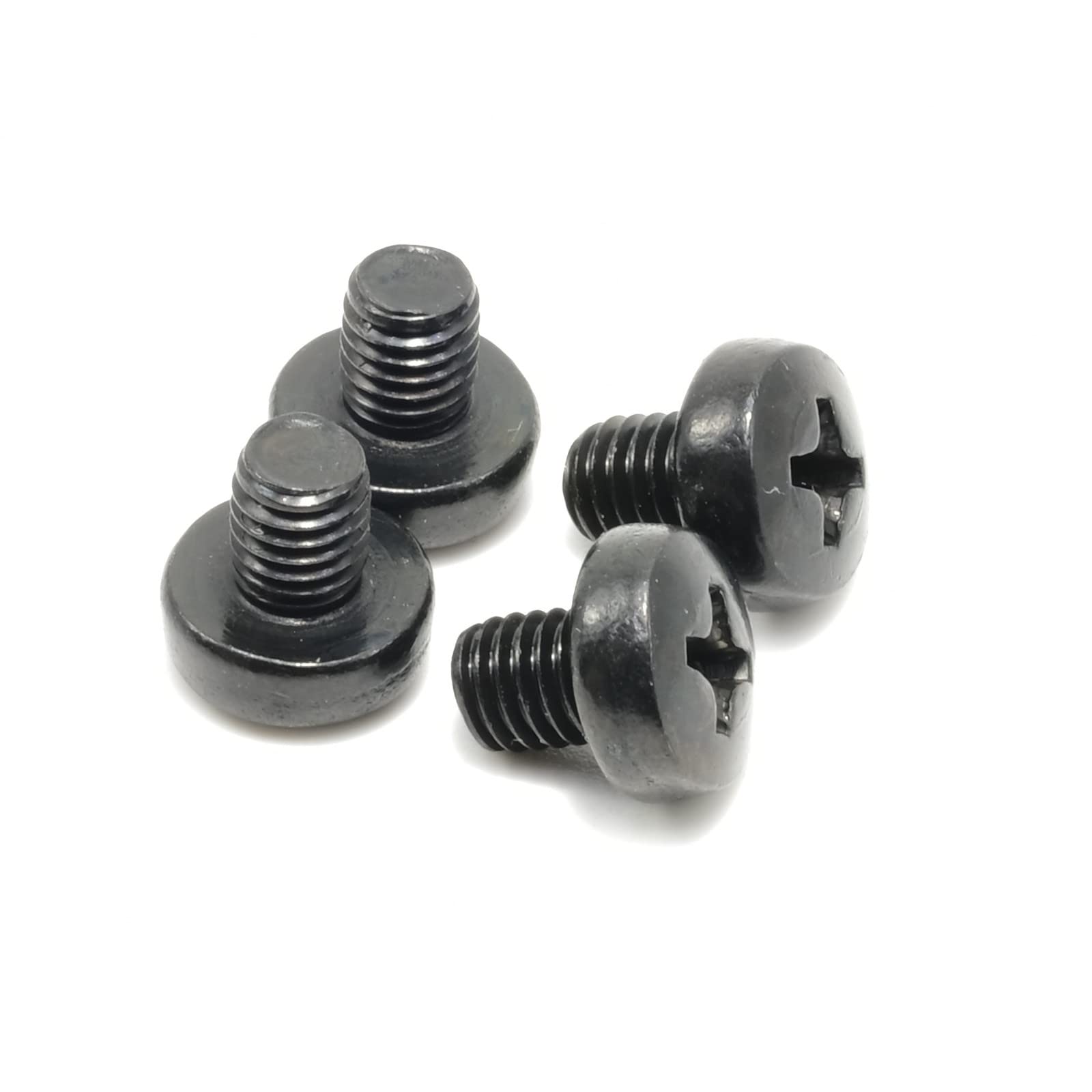 Replacementscrews Rear License Plate Screws Compatible With Tesla Model Y (My) - Stainless Steel - Black Oxide - Standard Length (Pack Of 4)