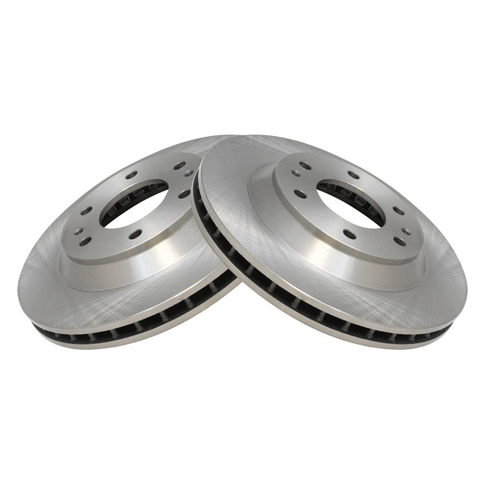 Trq Front Brake Rotors Set Vented Compatible With 2004-2005 Buick Rainier 2002-2005 Chevrolet Trailblazer Gmc Envoy Isuzu Ascend